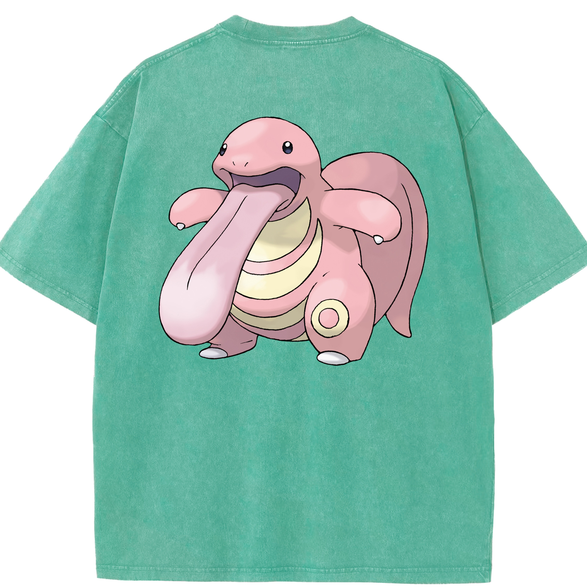 （画像用） ポケットモンスター Pokémon 綿100% ヴィンテージ風 半袖Tシャツ（背面プリント）